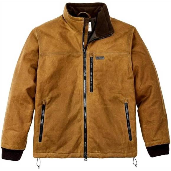 NEW FILSON men's tin cloth primaloft jacket in dark tan - Picture 1 of 2
